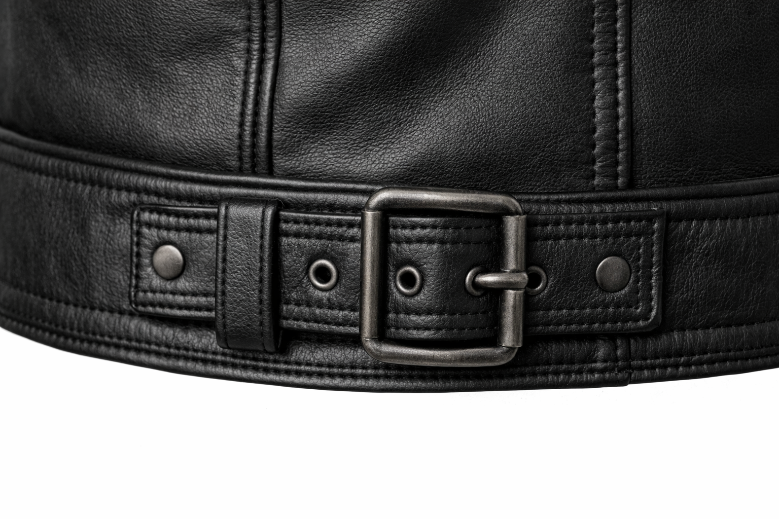 Men’s Premium Black Leather Biker Jacket – Slim Fit Cafe Racer Motorcycle Jacket