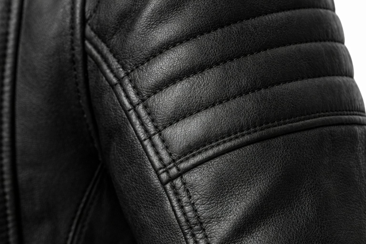 Men’s Premium Black Leather Biker Jacket – Slim Fit Cafe Racer Motorcycle Jacket